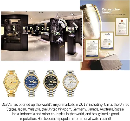 Miniatura 6 de OLEVS Men Quartz Business Watch with Stainless Steel Band Classic Waterproof Watches Roman Numeral Unique Calendar Date Window Wristwatch