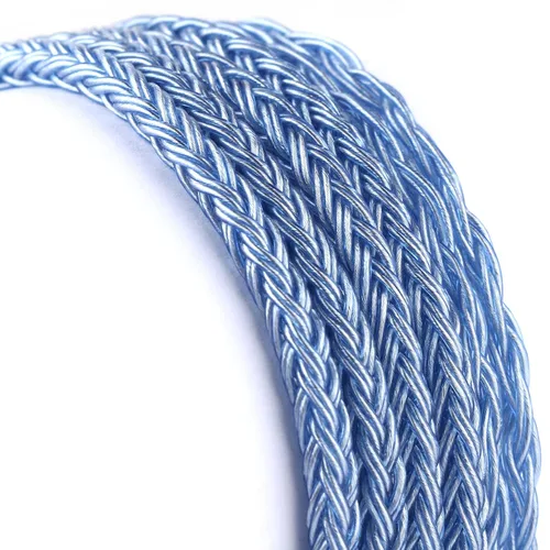 Linsoul Tripowin Zonie - Cable IEM de 16 núcleos chapados en plata, cables mejorados para auriculares SPC de 1.25m para ZS10 PRO 2 AS10 PRO ZSN PRO