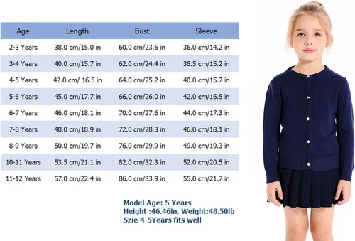 Miniatura 7 de SMILING PINKER cardigan de cuello redondo para niñas