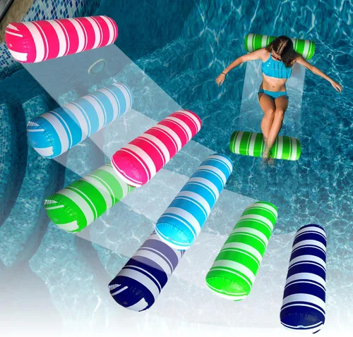 Flotadores inflables para piscina, hamaca de agua de tamaño adulto, flotadores para piscina, juguetes flotantes multiusos 4 en 1, balsas de piscina,