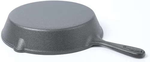 Miniatura 5 de HAWOK Sartén de hierro fundido Sartén de hierro fundido de 8 pulgadas para freír cocinar hornear en gas eléctrico de inducción y en horno