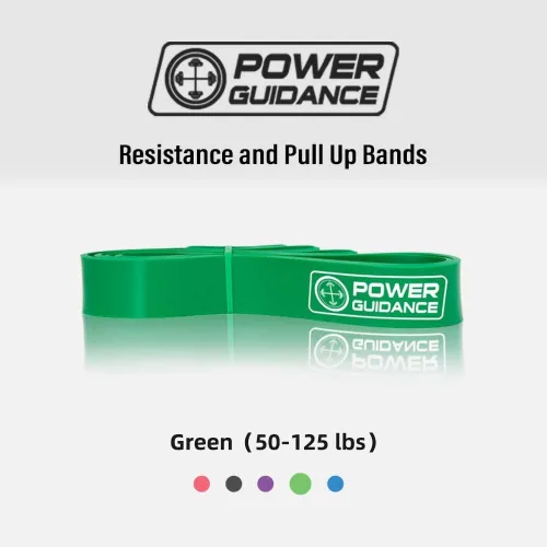 Miniatura 2 de POWER GUIDANCE Bandas de asistencia para dominadas, banda de resistencia elástica, banda de movilidad, bandas de levantamiento de potencia, Verde