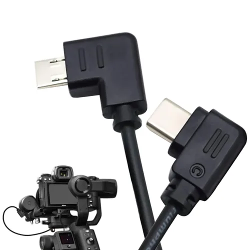 Miniatura 7 de Cable de control RSS, USB-C a Multi-USB Cable de control multicámara para DJI Ronin-SC para Sony A9, A7, A7S, A7S/A7R II, A7/A7R III 11.8 in (arriba)