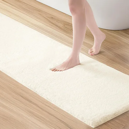 Miniatura 22 de Madison Park Marshmallow - Alfombra de baño antideslizante, de felpa lujosa, absorbente, de secado rápido, diseño de spa, decoración de baño, 20 x
