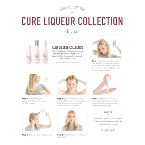 Miniatura 6 de Drybar Aceite de tratamiento restaurador de licor curativo previo a champú