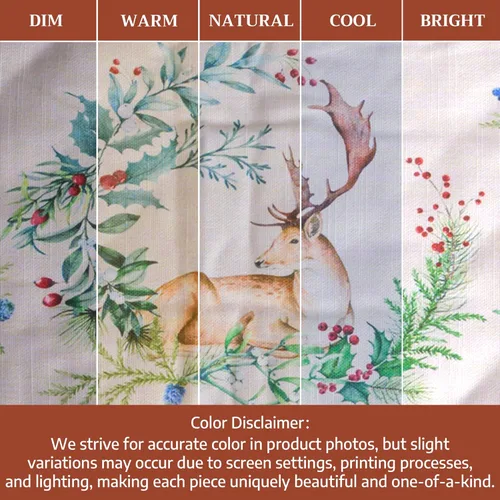 Miniatura 6 de Maison d' Hermine Guantes dobles para horno (7 x 35 pulgadas), 100 % algodón, resistentes al calor, guantes de cocina con lazo para decoración