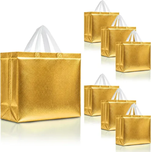 Miniatura 10 de Nush Nush Bolsas de regalo de color azul aguamarina de gran tamaño – Juego de 30 bolsas de regalo azul claro brillante con asas a granel – Bolsa