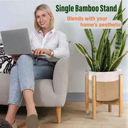 Miniatura 4 de ZPirates Soporte para Plantas de Interior - Ajustable Lateralmente para Adaptarse a Macetas de 8, 10 o 12 Pulgadas de Ancho para Plantas