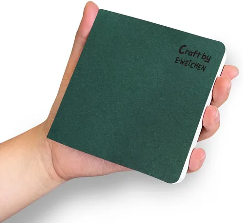 Miniatura 14 de Cuaderno de bocetos de acuarela, cuaderno de 5x5 pulgadas con cubierta de tela cuadrada portátil, 20 hojas de papel de dibujo texturizado