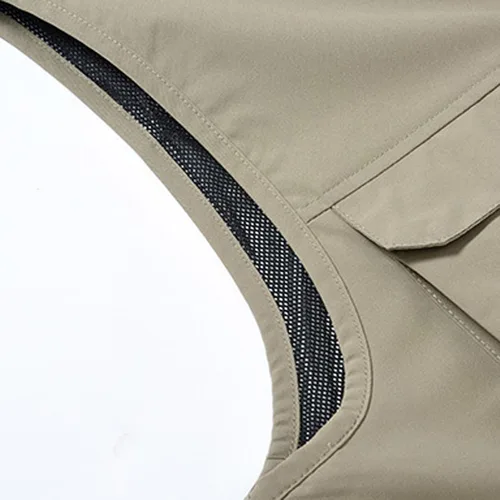 Miniatura 9 de Abrigos deportivos hombre Chaquetas Bolsillos bolsas múltiples Prendas vestir Otoño Invierno Chaleco exterior