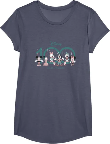 Miniatura 11 de Disney 100 Years of Wonder Mickey & Pals Muted Cute D100 Camiseta, Negro