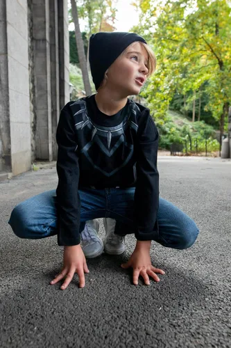 Miniatura 2 de Marvel Avengers Hulk Black Panther Capitán América, paquete de 3 camisetas para niños pequeños a niños pequeños