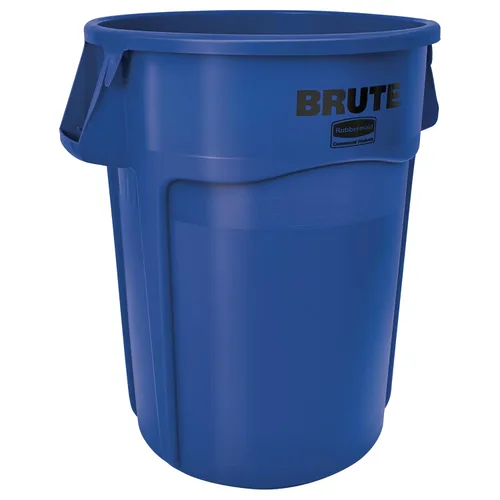 Miniatura 24 de Rubbermaid Commercial Products BRUTE - Bote de basura redondo resistente, 20 galones, azul, para paisajistas/sitios
