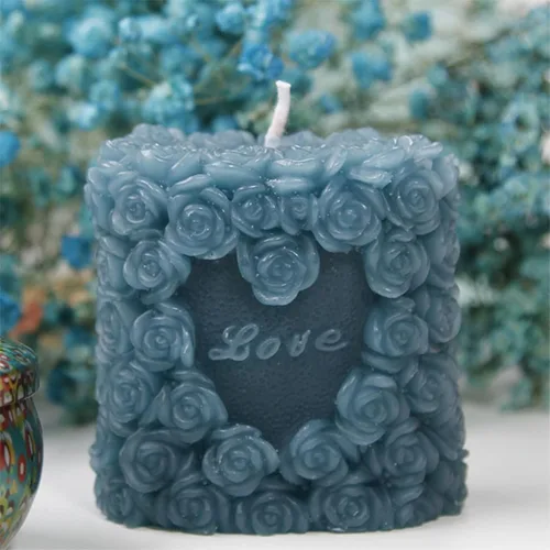 Miniatura 5 de Moldes de silicona 3D para velas de silicona, moldes de jabón, moldes para velas de boda, moldes de fondant, para cumpleaños, día de San Valentín