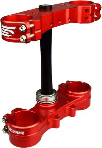 Miniatura 8 de SCAR Abrazaderas triples Horquilla de árbol compatible con KTM 125 250 300 350 450 SX SXF XC XCF 23-26 HUSQVARNA GASGAS - Offset 0.866 in - Naranja