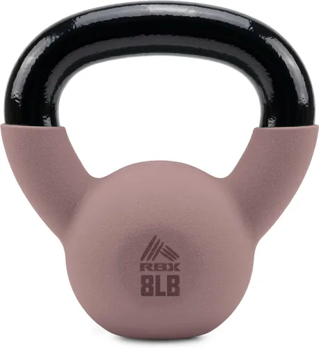 Miniatura 10 de RBX Pesa rusa de neopreno, mango ancho, núcleo de hierro, parte inferior plana, ideal para todos los niveles de fitness