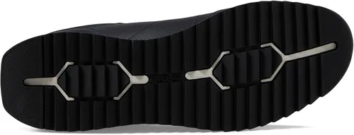 Miniatura 3 de HUGO BOSS Zapatillas Zayn de malla de cuero de perfil bajo para hombre