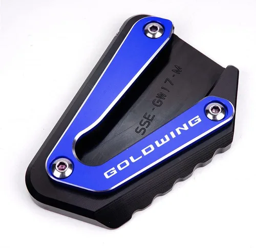 Miniatura 9 de MOWOK Para Goldwing GL1800 2002-2017 y 2018-2025 Goldwing GL1800 1800 Extensión de Soporte Lateral de Motocicleta con Reposapiés