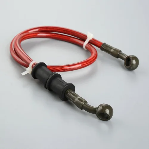 Miniatura 7 de Manguera de aceite para embrague, freno, de acero trenzado, para motocicleta, tubo, 1 unidad., 60cm, Rojo