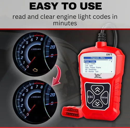 Miniatura 2 de EAF1 OBD2 Escáner de coche – Herramienta de diagnóstico automotriz profesional lector de código para luz del motor OBDII escáner para coche de datos