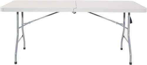 Miniatura 5 de Mesa cuadrada de resina multiuso Office Star Work Smart 36 x 36 x 29 pulgadas, MetalPlástico/Resina, Blanco