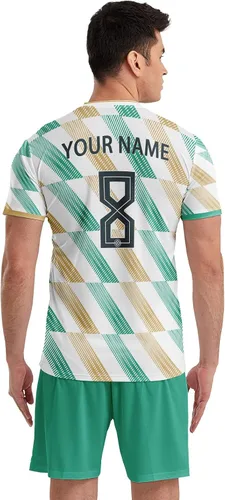 Miniatura 3 de Los hombres modifican la camiseta de fútbol, personaliza tu propio equipo de fútbol, uniforme de entrenamiento de equipo semi profesional