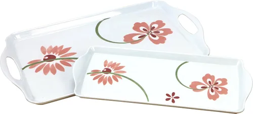 Miniatura 19 de Reston Lloyd Corelle Coordinates charola de melamina con asas, (Tidbit Tray)