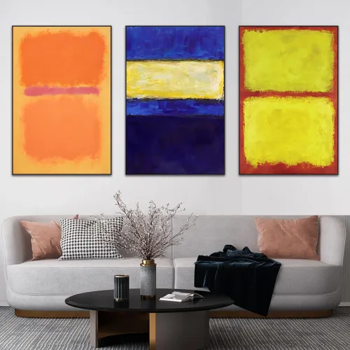Miniatura 9 de Arte de pared, pintura al óleo bohemia, foto, pósteres modernos, impresiones, listos para decorar, para colgar, sala de estar, dormitorio, baño