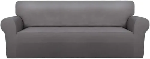 Miniatura 90 de PureFit - Funda superelástica con bolsillo p/protección de sofá/sillón - Suave cubierta de elastano antideslizante, lavable, c/base elástica, apta
