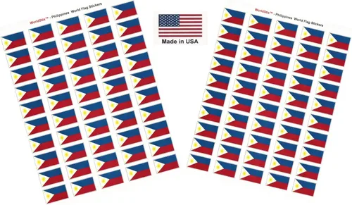 Miniatura 63 de 100 calcomanías de la bandera de Alaska; 1.5" x 1" hechas en Estados Unidos, calcomanías autoadhesivas de la bandera del estado para álbumes