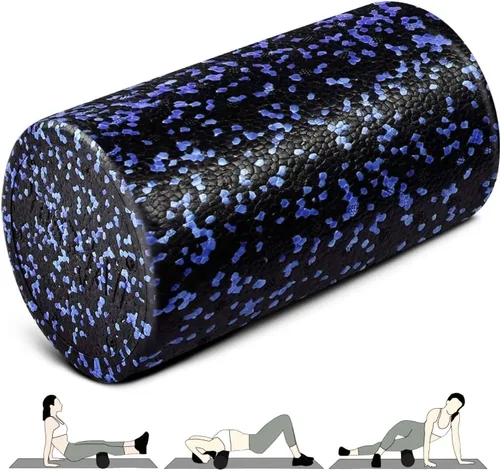 Miniatura 36 de Yes4All Rodillo de espuma EPP de alta densidad con respaldo redondo, rodillo de espuma de ejercicio para yoga, pilates y estiramientos, 12, 18, 24