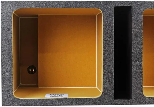 Miniatura 3 de Rockville RDVK15 - Caja de subwoofer doble ventilada de 15 pulgadas para Kicker Solo Baric L7/L5/L3, Hifonics y otros woofers cuadrados