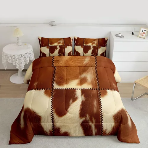 Miniatura 32 de jejeloiu Juego de ropa de cama Queen y King, juego de edredón de panal para niños, niñas, adolescentes, decoración de habitación, edredón Multi 07