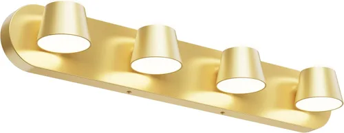 Miniatura 11 de URSOLA Luz de Tocador de Baño de 2 Luces, Accesorios de Iluminación de Pared LED Negros, Orientables Arriba y Abajo, Regulables, Accesorios