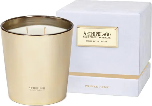 Miniatura 5 de Archipelago Botanicals Holiday Spice - Vela en caja de 3 mechas, corteza de canela molida, clavo y naranja, cera premium y mechas triples, quema 120