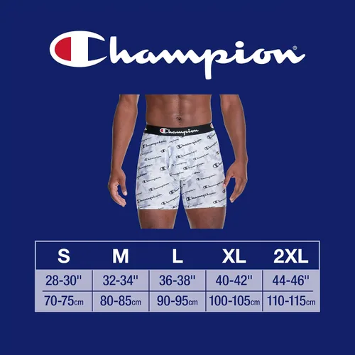 Miniatura 6 de Champion Men's Underwear Boxer Briefs, Total Support Pouch, Assorted 3-Pack