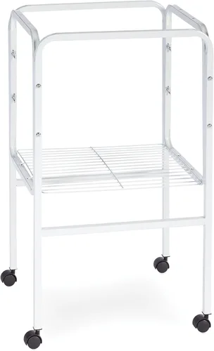 Miniatura 2 de Prevue Pet Products Soporte de jaula para pájaros con estante, negro (SP445BLK)