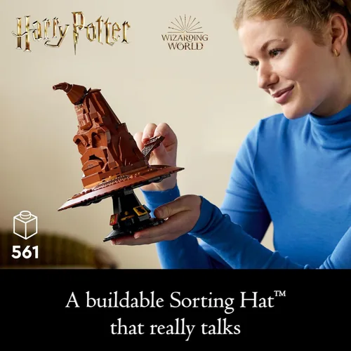 Miniatura 2 de LEGO Sombrero de clasificación de Harry Potter con 31 voces - Juego de construcción de Harry Potter - Idea de regalo para adultos, mujeres
