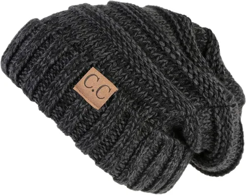 Miniatura 3 de Funky Junque Gorro holgado de punto trenzado de gran tamaño, grueso, suave, de gran