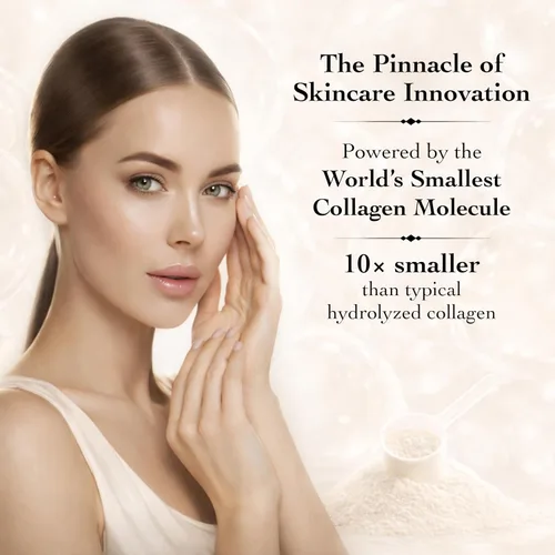 Miniatura 3 de Colágeno facial de seda, péptidos de colágeno en polvo para mujeres, cara y cuello, 0.49 oz de proteína, colágeno de peso molecular ultra bajo