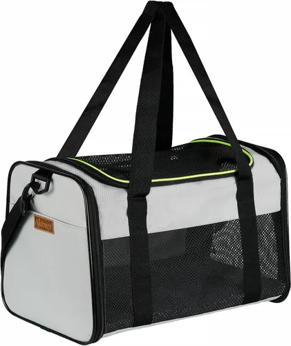 Miniatura 9 de Transportín para Gatos - Transportín Portátil Plegable para Perros y Mascotas, Bolsa para Mascotas de Lados Suaves hasta 15 Libras, Transportín