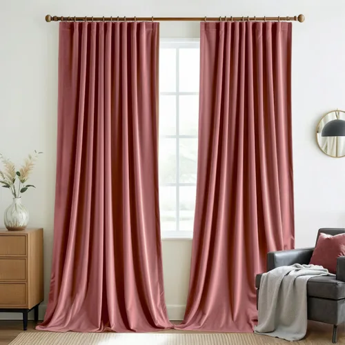 Miniatura 24 de MIULEE Cortinas de Terciopelo Negro de 84 Pulgadas de Largo 2 Paneles - Cortinas de Ventana con Pliegues Pinzados de Lujo que Oscurecen