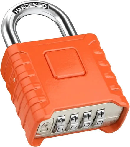 Miniatura 9 de Paquete de 2 Candados de Combinación Grandes [Desbloqueo con Un Toque], Diyife® Candado Resistente para Exteriores a Prueba de Intemperie Diseño