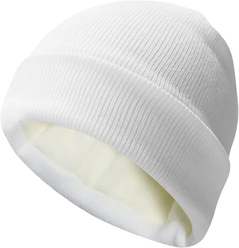 Miniatura 23 de PFFY Beanie for Men Women Unisex Knit Cuffed Plain Winter Thick Lined Beanies Hats