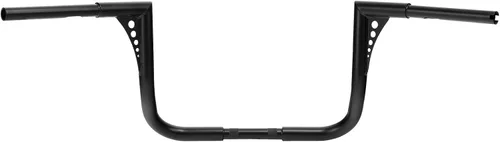 Miniatura 3 de TCMT Barra Ape Hanger Negra de 12" Rise, Manillar Grueso de 1-1/4", Compatible con Harley Dressers Baggers Touring CVO Street Glide Tri Glide