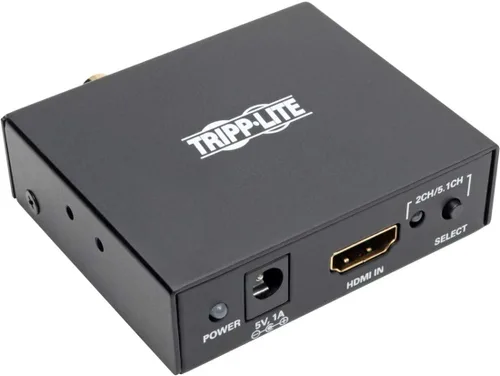 Miniatura 3 de Tripp Lite Desincrustador de audio HDMI / extractor con cable HDMI incorporado UHD 4K x 2K (P130-06N-AUDIO), NEGRO
