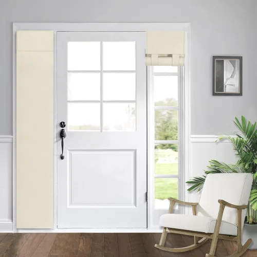 Miniatura 59 de WdFour Cortinas de puerta francesa con tacto sedoso, aislamiento térmico, reducción de ruido, cortinas opacas para puerta de vidrio y oficina