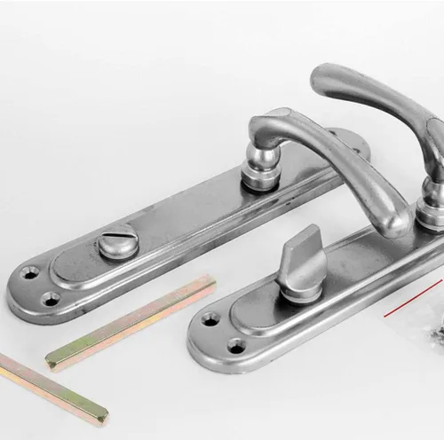 Miniatura 3 de Uonlytech Barra de husillo para manija de puerta de repuesto, 2 piezas, estilo antiguo, bisagra, perilla de puerta, husillo de repuesto para perilla