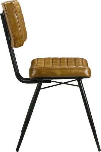 Miniatura 10 de Coaster Home Furnishings - Misty - Cuero y metal - Sillas laterales de comedor tapizadas con asiento y respaldo copetudos - Comedor y cocina casera