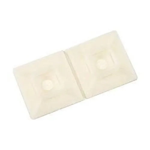 Miniatura 3 de 3M Base de montaje para bridas de cables, montaje de tornillo de 2 vías, 0.60 x .41 pulgadas, bolsa de 100